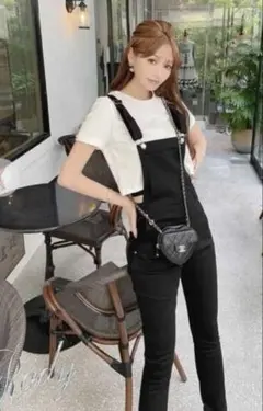 Rady♡ブラック　サロペット　Mのサムネイル