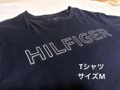 TOMMY HILFIGER トミーヒルフィガー ロゴTシャツ ネイビー M