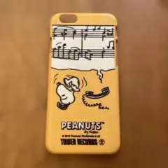 PEANUTS スヌーピー iPhone6ケース　タワーレコード　タワレコのサムネイル