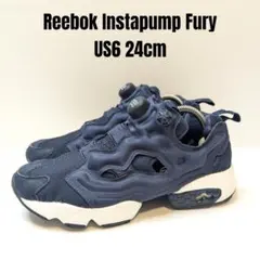Reebok リーボック インスタポンプ フューリー 24cm ネイビー 定番のサムネイル