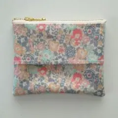 リバティ ハンドメイド ポケットティッシュポーチ ラミネート ミシェル