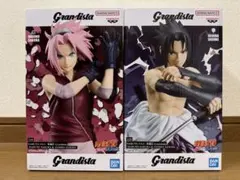 NARUTO ナルト Grandista 春野サクラ うちはサスケ 2種セット