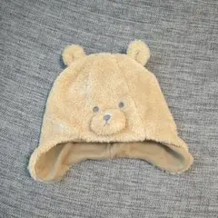 赤ちゃん本舗　クマ耳ボア　ベビー帽子