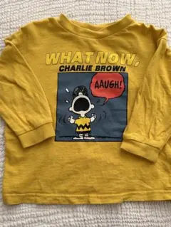 【90⭐︎BREEZE】PEANUTS 長袖Tシャツ イエロー キッズ
