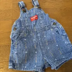 OshKosh B'gosh デニムショートオーバーオール