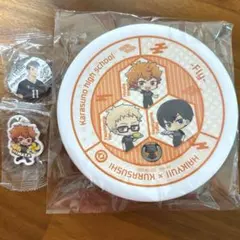 ハイキュー くら寿司 コラボ 寿司皿 KURA 皿 めじるしチャーム 烏野高校