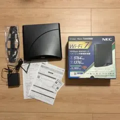 NEC Aterm 7200D8BE Wi-Fi 7 ルーター
