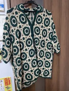 ベイフロー　メンズ　クロシェレースシャツ