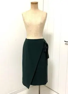 新品　ジャスグリッティ　ラップ　スカート　グリーン　Ｍ