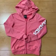 【美品】　　adidas アディダス　長袖　パーカー　上着　140 トップス