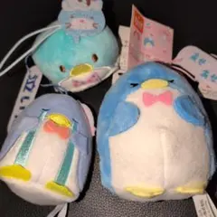 新品　サンリオ　タキシードサム　ぬいぐるみマスコット　ストラップ　３点セット