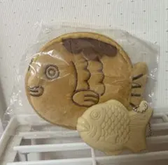 たいやきフェルトポーチとキーホルダーセット