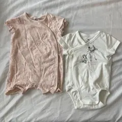 H&M ロンパース 2点セット