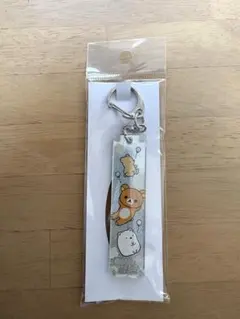 サンエックスユニバース ポップアップ特典 ホログラムキーホルダー　リラックマ