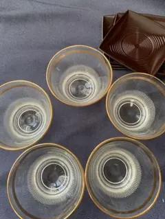 HOYA クリスタル　冷茶　レトロ　グラス