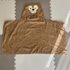 ダッフィー ディズニー おくるみ フード付きタオル