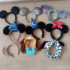 ディズニー カチューシャ ヘアバンド 9点セット まとめ売り