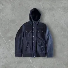 diesel y2kブルゾン ボアジャケット コーデュロイ切替 ブラック 平成