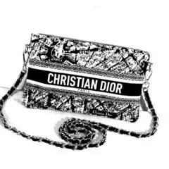Christian Dior パリ地図柄 ショルダー ポーチ ディオール バッグ