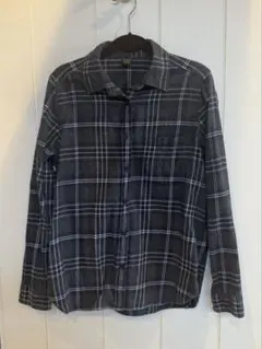アーバンリサーチドアーズ　グレーチェック柄フランネルシャツ
