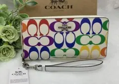 2026年最新】coach長財布レインボーの人気アイテム - メルカリ