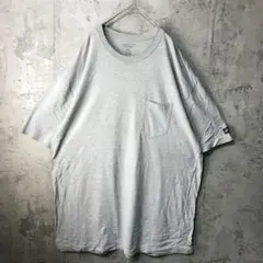 B1333古着　Tシャツ グレー　無地　90s Y2K