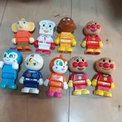 アンパンマン　ブロックラボ　人形