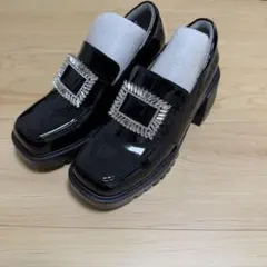 Oriental Traffic スクエアビジューバックルシューズ