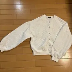 ユナイテッドアローズ　キルティング風カーディガン