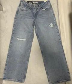 Levi's ワイドレッグデニム ライトブルー
