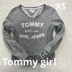 【Tommy girl】トミーガール　Vネック　スウェット　トレーナー XS