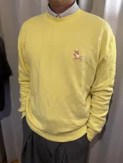 MAISON KITSUNÉ イエロー トレーナー Mのサムネイル