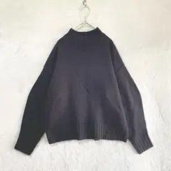 EMODA/ハイネックニットセーター/F/ゆったり ブラック