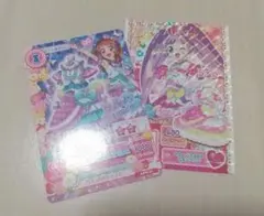 映画 アイカツ プリパラ 入場特典 アイカツカード プリチケ あかり らぁら