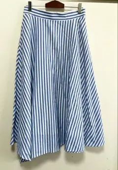 ストライプフレアスカート
