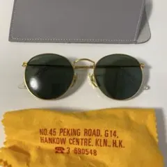 BL RAY-BAN オールドレイバン　ラウンドメタル　ビンテージサングラス