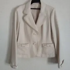 アイボリー ダブルボタンジャケット 13号