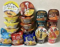 【即席カップめん、即席袋めん】 9種　19個のサムネイル