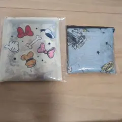 非売品　ディズニー　ミッキー キャラクター収納付きエコバッグ　JCB 2個セット