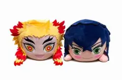 鬼滅の刃 寝転びぬいぐるみ 2体セット ・煉獄 杏寿郎 ・嘴平 伊之助