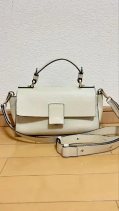 2way レザー ショルダーバッグ アイボリーのサムネイル