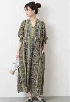 JOURNAL STANDARD ヴィンテージライクフラワーワンピース