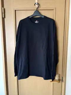 ヘインズ　ビーフィー　長袖　ブラック