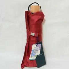 極美品　BURBERRY バーバリー　ノバチェック　レッド　晴雨兼用折りたたみ傘