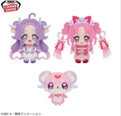 名探偵プリキュア！ コロっとまんまる プリフェイスぬいぐるみ 全3種セット