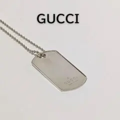 GUCCI ドッグタグ プレート　ペンダントトップ　925