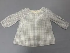 GAP KIDS ギンガムチェック 長袖ブラウス120