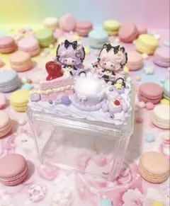 174 ホイップデコ 小物入れ 蓋付きクリアケース