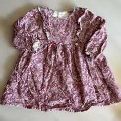 Bebe 花柄長袖ワンピース