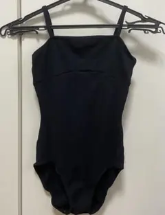 バレエ　シルビア黒キャミソールレオタード